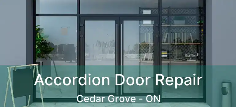  Accordion Door Repair Cedar Grove - ON