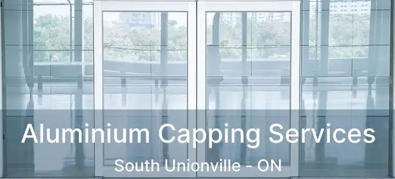  Aluminium Capping Services South Unionville - ON