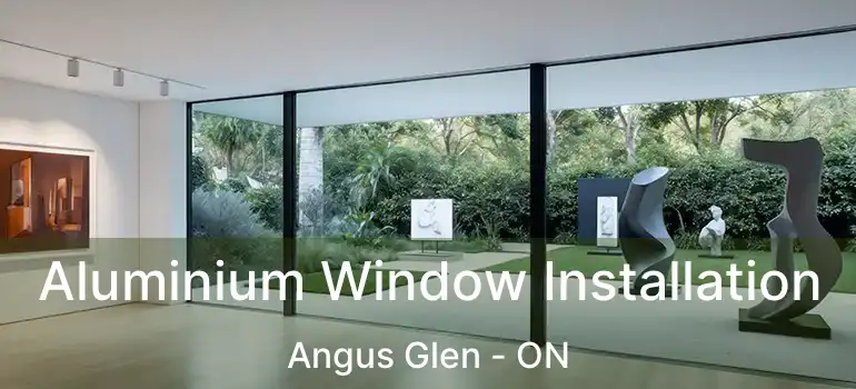  Aluminium Window Installation Angus Glen - ON