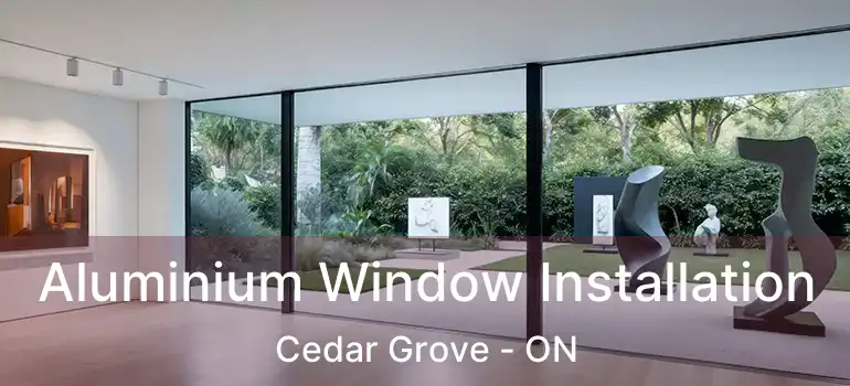  Aluminium Window Installation Cedar Grove - ON