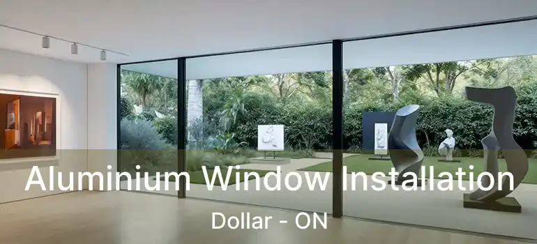  Aluminium Window Installation Dollar - ON