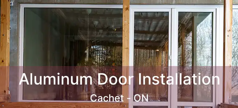  Aluminum Door Installation Cachet - ON