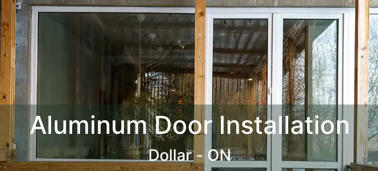  Aluminum Door Installation Dollar - ON