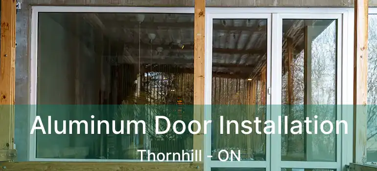  Aluminum Door Installation Thornhill - ON