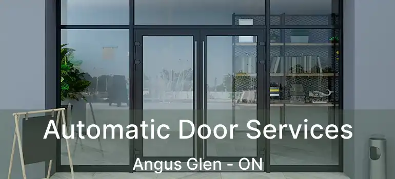  Automatic Door Services Angus Glen - ON