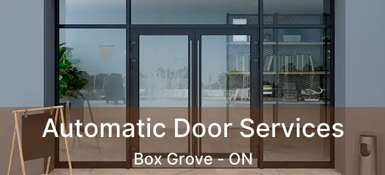  Automatic Door Services Box Grove - ON
