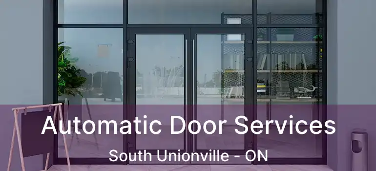  Automatic Door Services South Unionville - ON