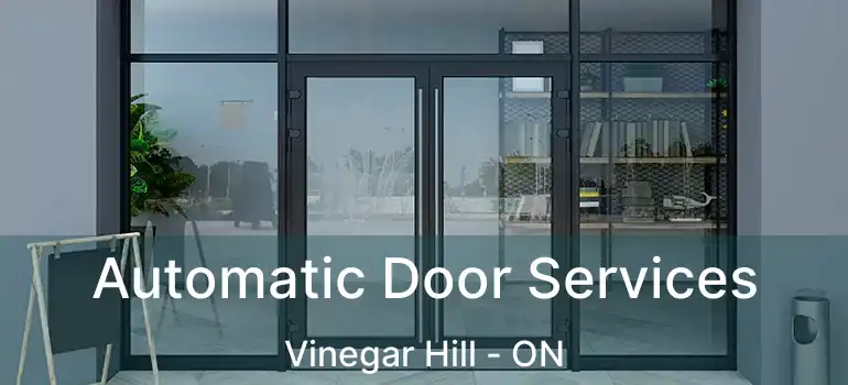  Automatic Door Services Vinegar Hill - ON