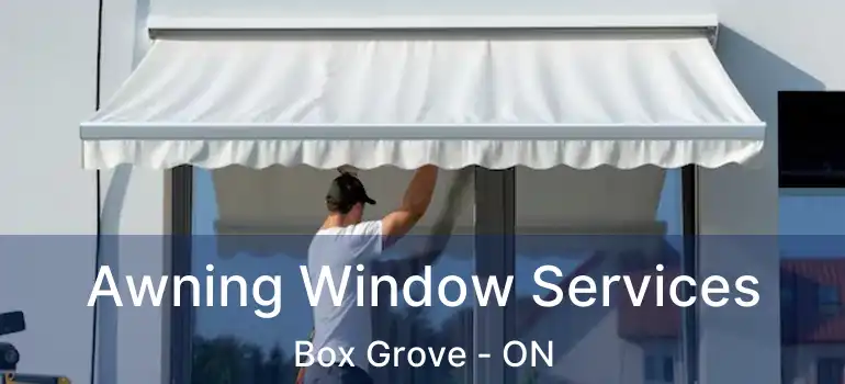  Awning Window Services Box Grove - ON