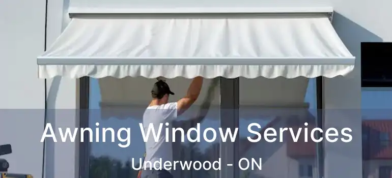  Awning Window Services Underwood - ON