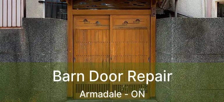  Barn Door Repair Armadale - ON