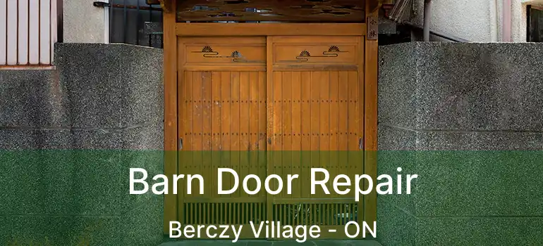  Barn Door Repair Berczy Village - ON