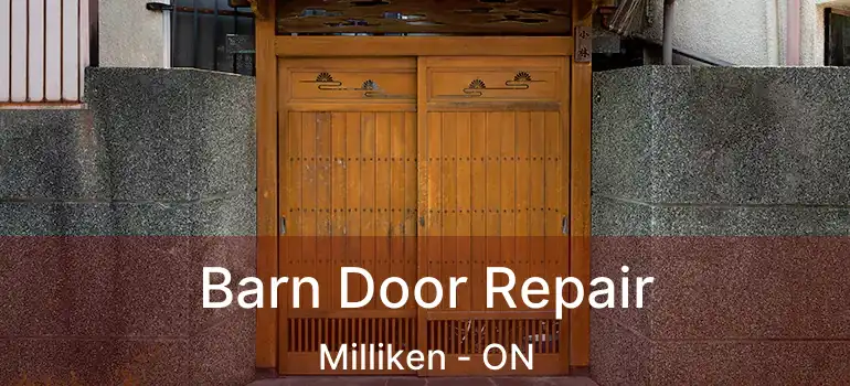  Barn Door Repair Milliken - ON