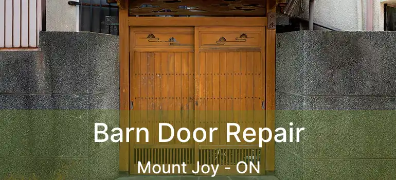  Barn Door Repair Mount Joy - ON