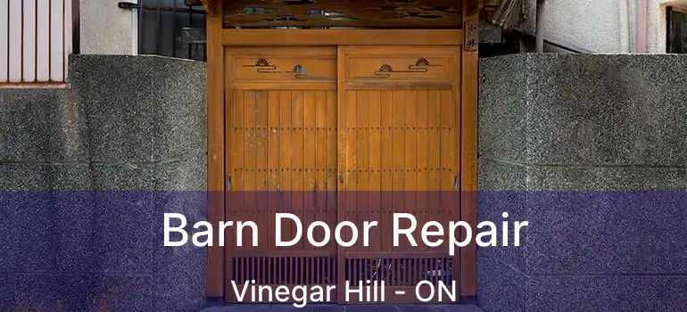  Barn Door Repair Vinegar Hill - ON