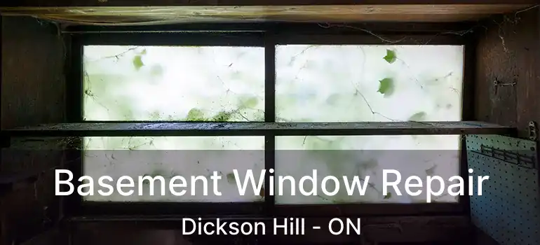  Basement Window Repair Dickson Hill - ON
