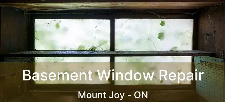  Basement Window Repair Mount Joy - ON