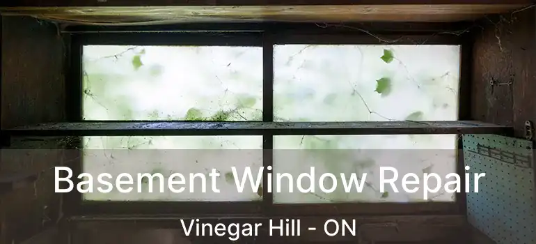  Basement Window Repair Vinegar Hill - ON