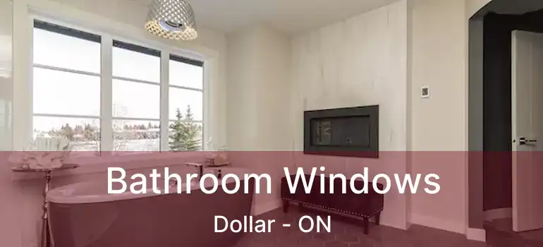  Bathroom Windows Dollar - ON