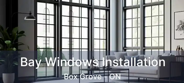  Bay Windows Installation Box Grove - ON