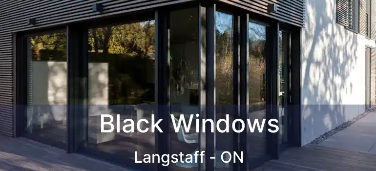  Black Windows Langstaff - ON