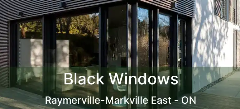  Black Windows Raymerville-Markville East - ON