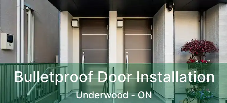  Bulletproof Door Installation Underwood - ON