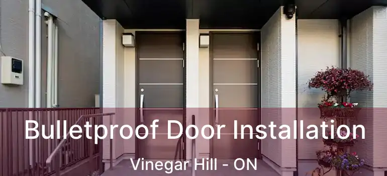  Bulletproof Door Installation Vinegar Hill - ON