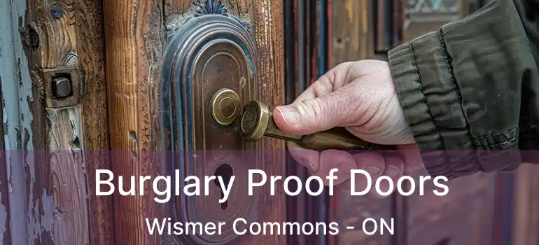  Burglary Proof Doors Wismer Commons - ON