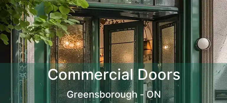  Commercial Doors Greensborough - ON