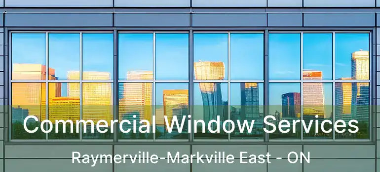  Commercial Window Services Raymerville-Markville East - ON