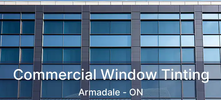  Commercial Window Tinting Armadale - ON