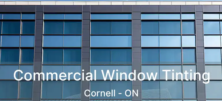  Commercial Window Tinting Cornell - ON