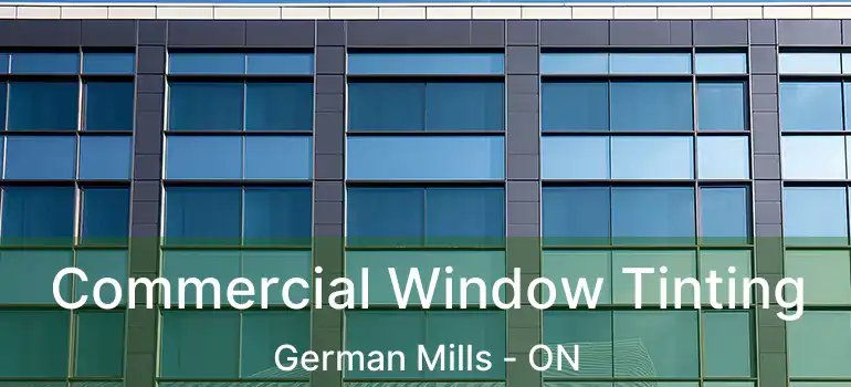  Commercial Window Tinting German Mills - ON