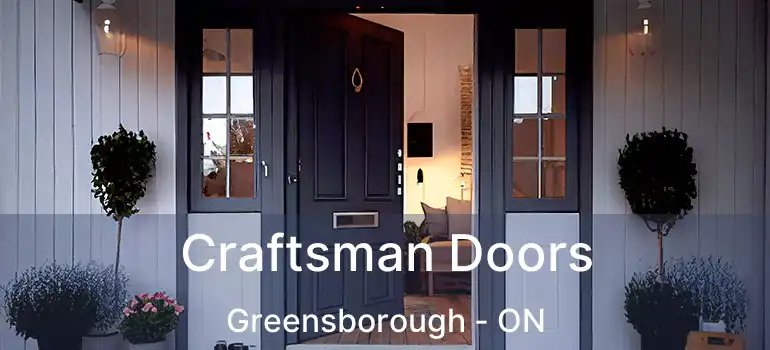  Craftsman Doors Greensborough - ON