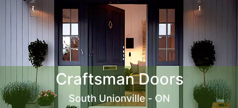 Craftsman Doors South Unionville - ON