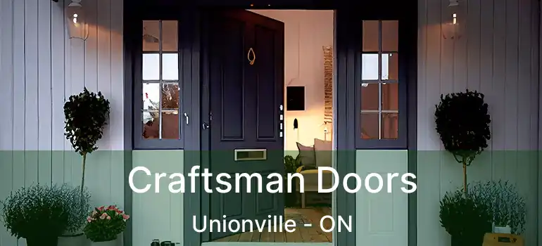  Craftsman Doors Unionville - ON