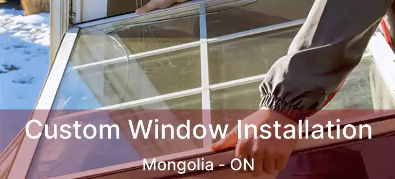  Custom Window Installation Mongolia - ON