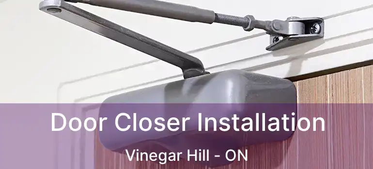  Door Closer Installation Vinegar Hill - ON
