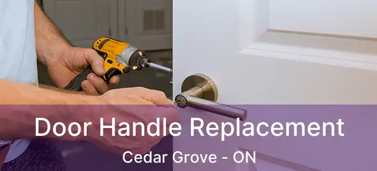  Door Handle Replacement Cedar Grove - ON