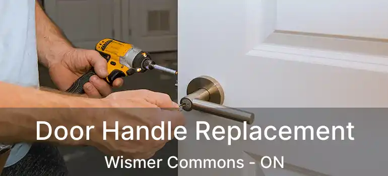  Door Handle Replacement Wismer Commons - ON