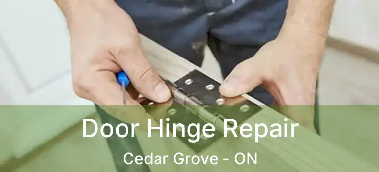  Door Hinge Repair Cedar Grove - ON