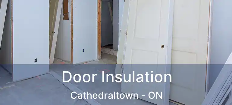  Door Insulation Cathedraltown - ON