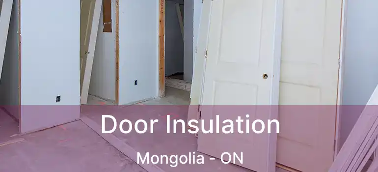  Door Insulation Mongolia - ON