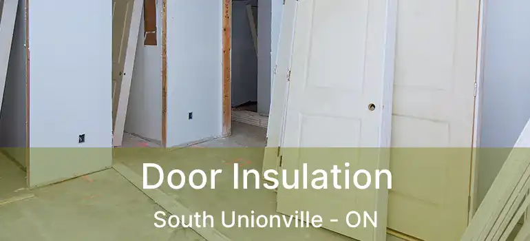  Door Insulation South Unionville - ON