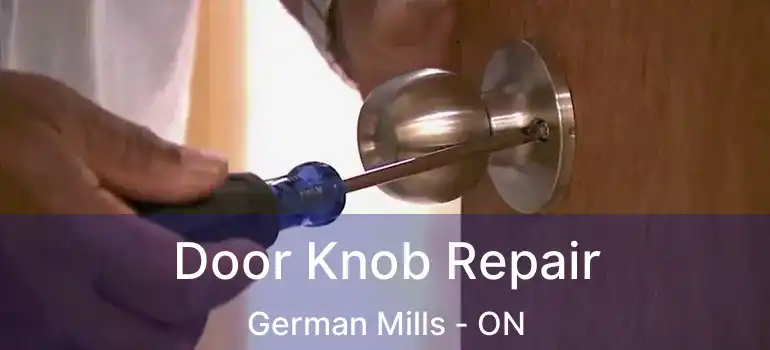  Door Knob Repair German Mills - ON