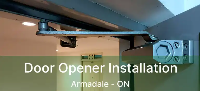  Door Opener Installation Armadale - ON