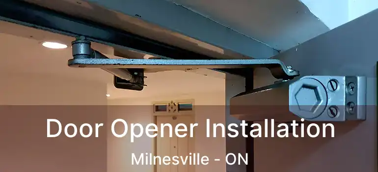  Door Opener Installation Milnesville - ON