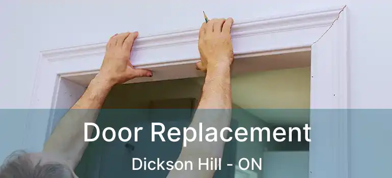  Door Replacement Dickson Hill - ON
