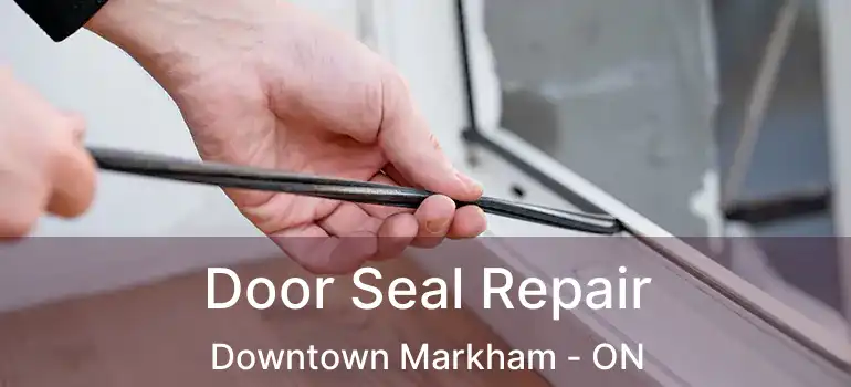 Door Seal Repair Downtown Markham - ON